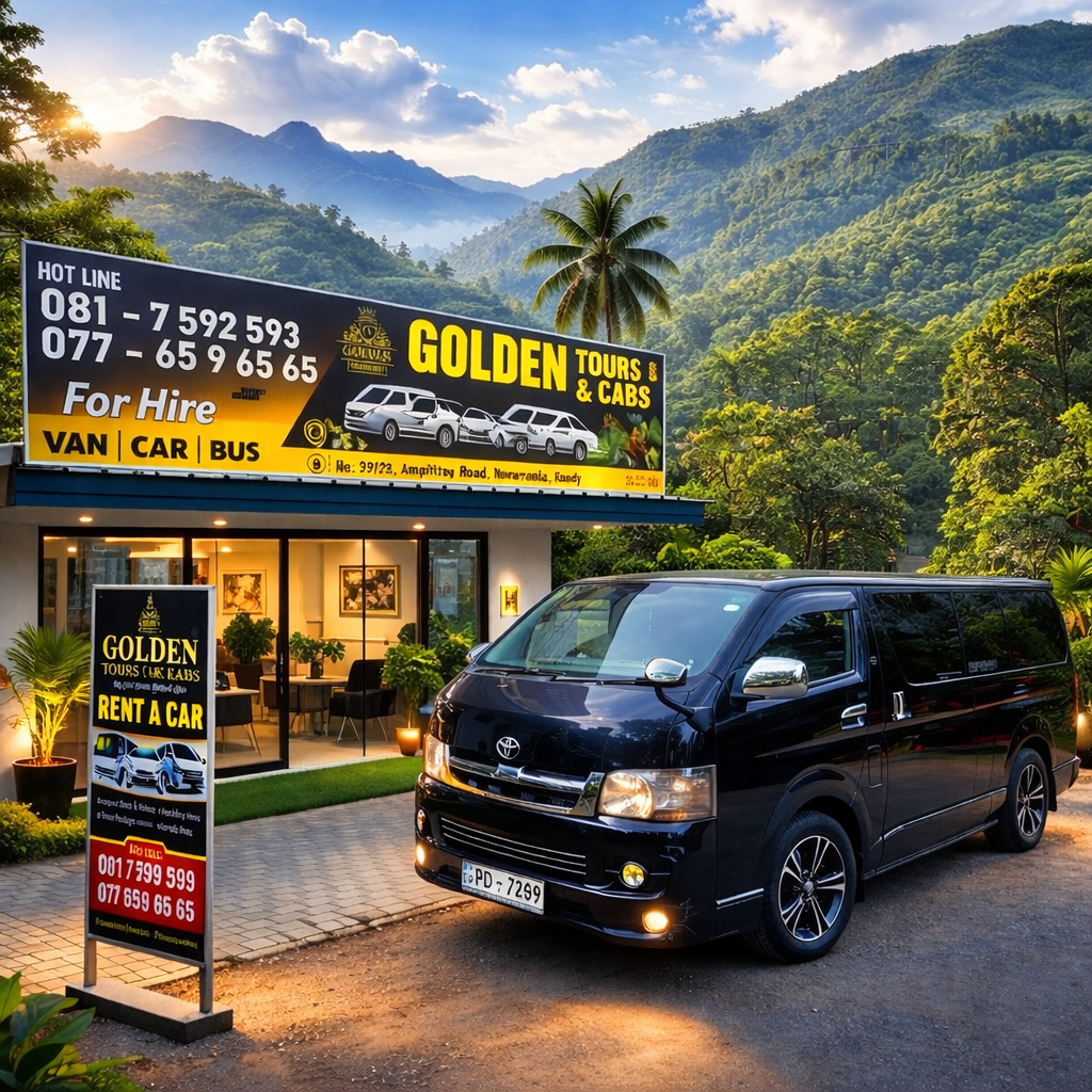 Golden Tours Kandy Car Rental